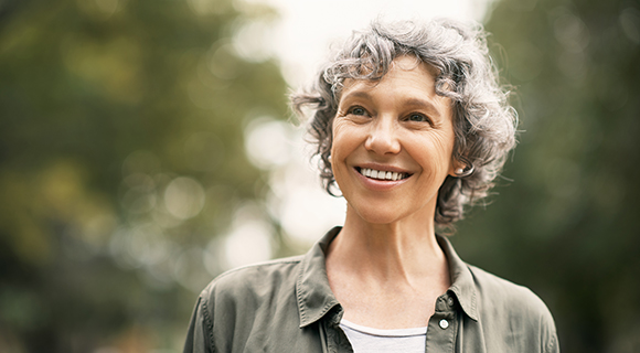 Smiling woman